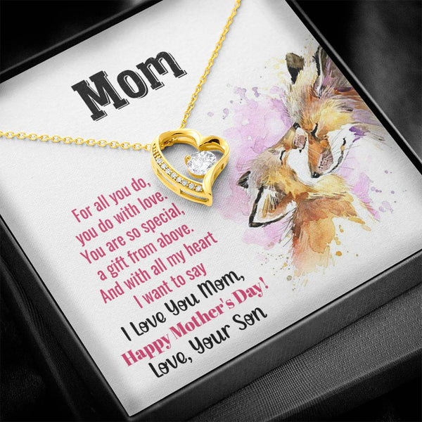To My Mom - You Are So Special (Only a Few Left) - Forever Love Necklace