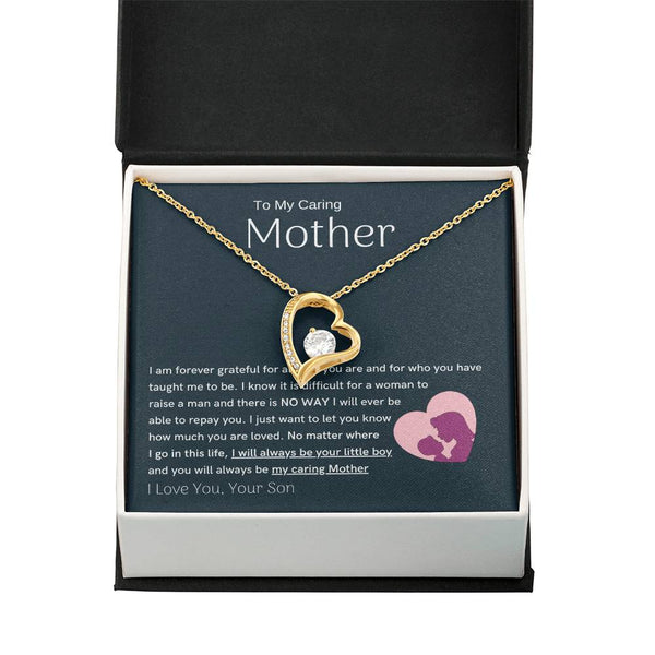 To My Loving Mother - You are my sunshine, I will always be your little boy (Only a Few Left) - Forever Love Necklace