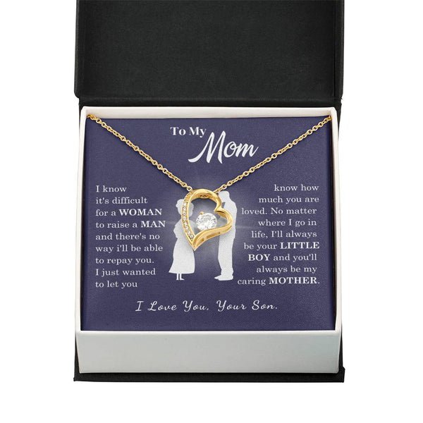 [Almost Sold Out] To My Mom - Loved Mother - Forever Love Necklace