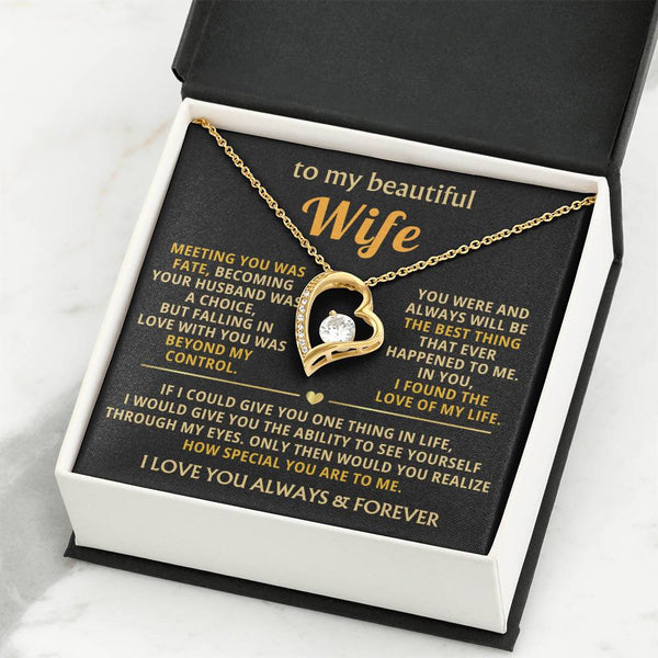 (Almost Gone) To My Beautiful Wife - I found the love of my life [ Forever love necklace ]