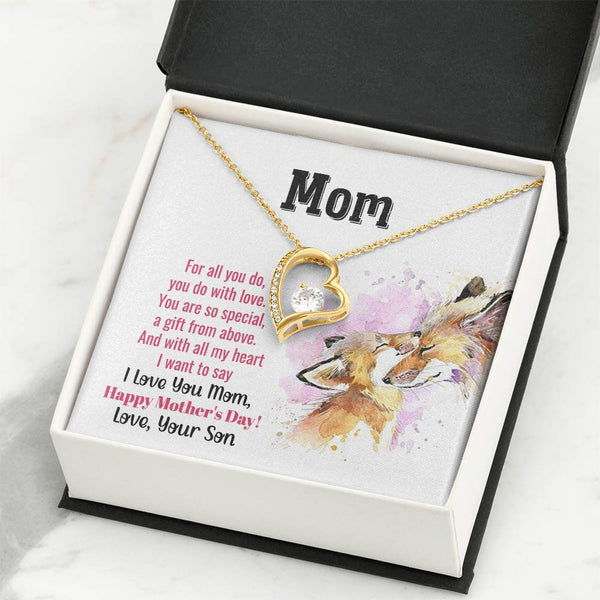 To My Mom - You Are So Special (Only a Few Left) - Forever Love Necklace
