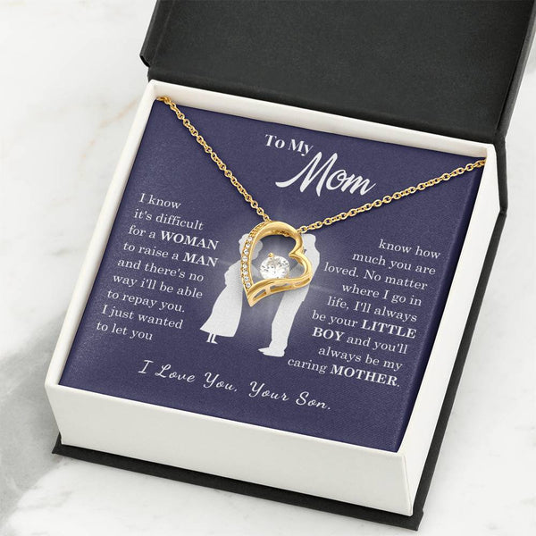 [Almost Sold Out] To My Mom - Loved Mother - Forever Love Necklace