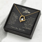 [Almost Sold Out] To My Mom - I Love You Mother  - Forever Love Necklace