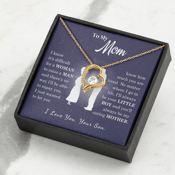 [Almost Sold Out] To My Mom - Loved Mother - Forever Love Necklace