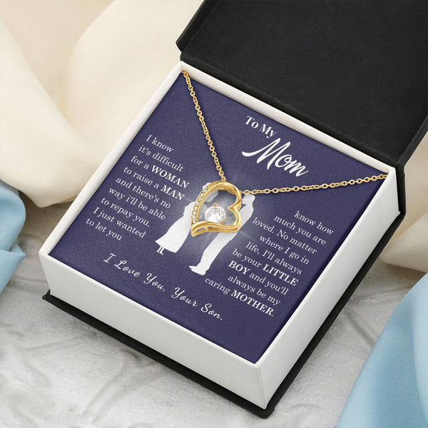 [Almost Sold Out] To My Mom - Loved Mother - Forever Love Necklace