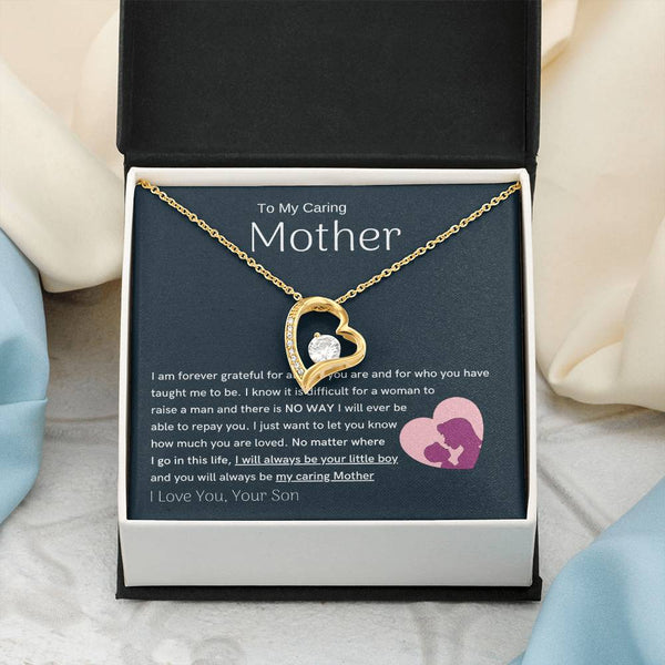 To My Loving Mother - You are my sunshine, I will always be your little boy (Only a Few Left) - Forever Love Necklace