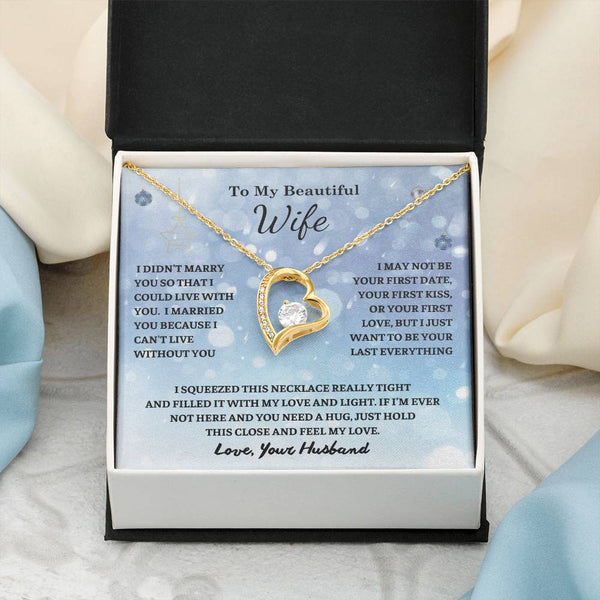 Christmas Gift For Her , To My Wife , Anniversary Gift , Gifts for women , Necklace