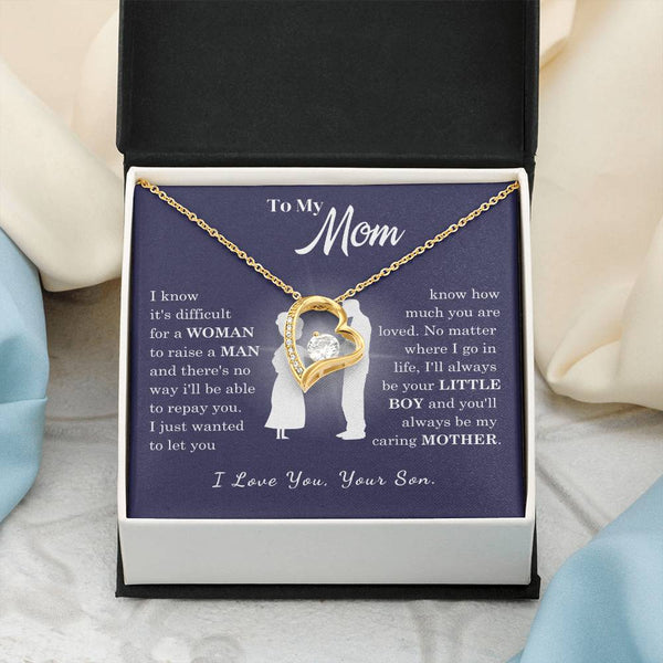 [Almost Sold Out] To My Mom - Loved Mother - Forever Love Necklace