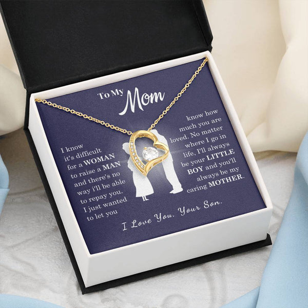 [Almost Sold Out] To My Mom - Loved Mother - Forever Love Necklace