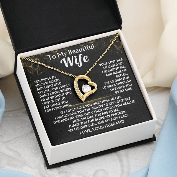 To My Beautiful Wife, Your love has changed me, grounded me, and made me better ( Almost Gone )