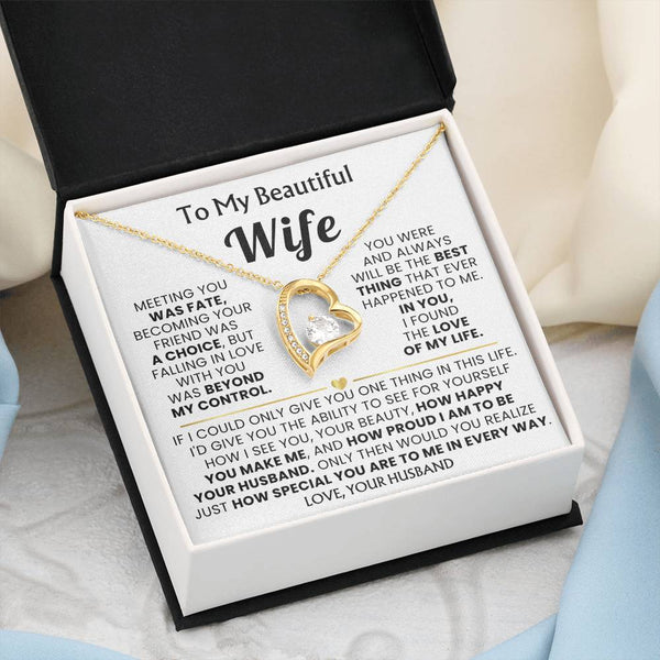 TO MY BEAUTIFUL WIFE - I am to be your husband