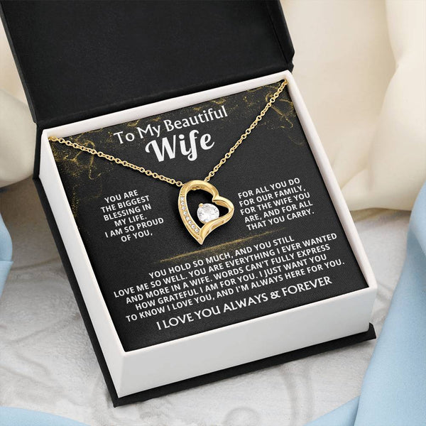 To My Beautiful Wife, You are the biggest blessing in my life