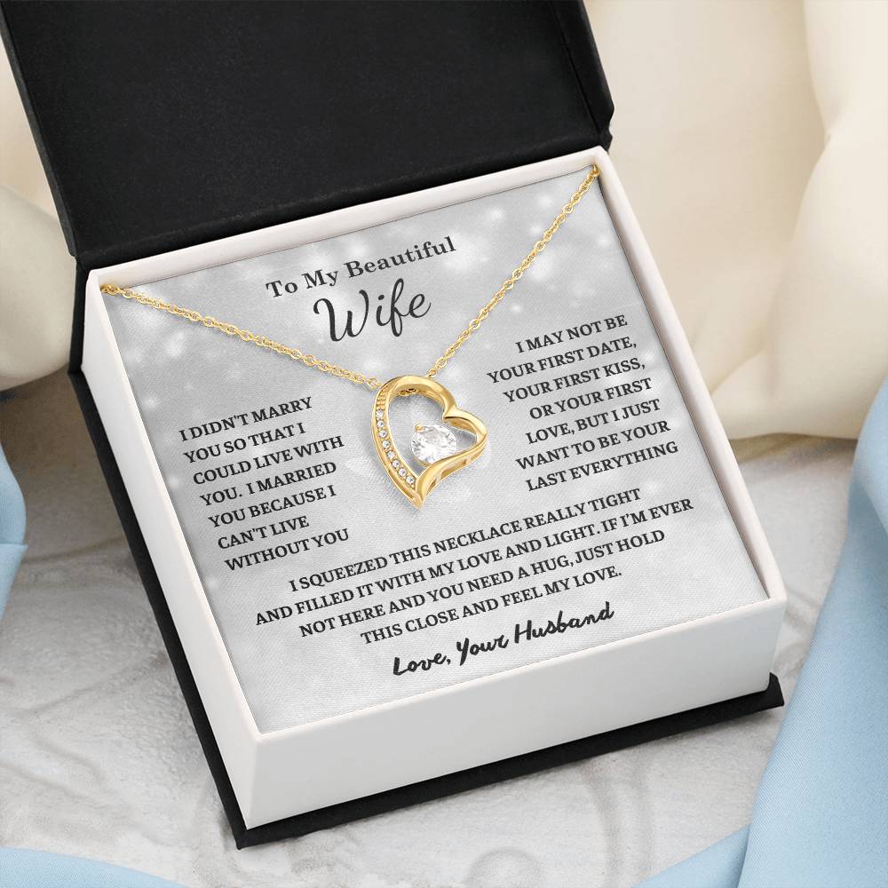 Gift For Wife, To My Wife , Meaningful gift Melt Her Heart for Wife, Anniversary Gift For Wife, Wife Necklace, Women Gift