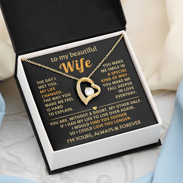 (Only a few left) To My Beautiful Wife - fall deeper in love everyday
