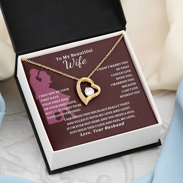 To My Wife , Gift For Soulmate , Gift For Wife, Wife Birthday Gift, Anniversary Gift For Wife, Wife Necklace