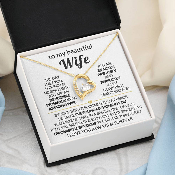 To My Beautiful Wife - I found my missing piece