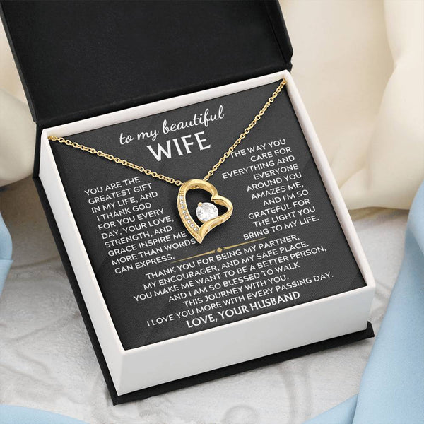 To My Beautiful Wife - I am so blessed to walk this journey with you (Almost sold out)