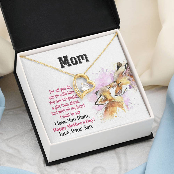 To My Mom - You Are So Special (Only a Few Left) - Forever Love Necklace