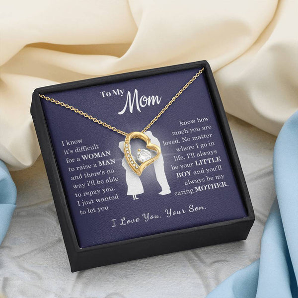 [Almost Sold Out] To My Mom - Loved Mother - Forever Love Necklace