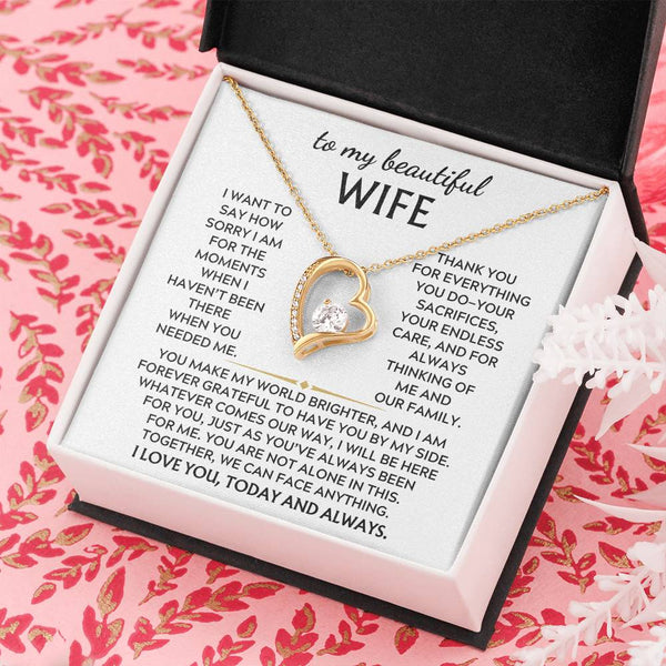 To My Beautiful Wife, Thank you for everything you do—your sacrifices (Almost Gone)