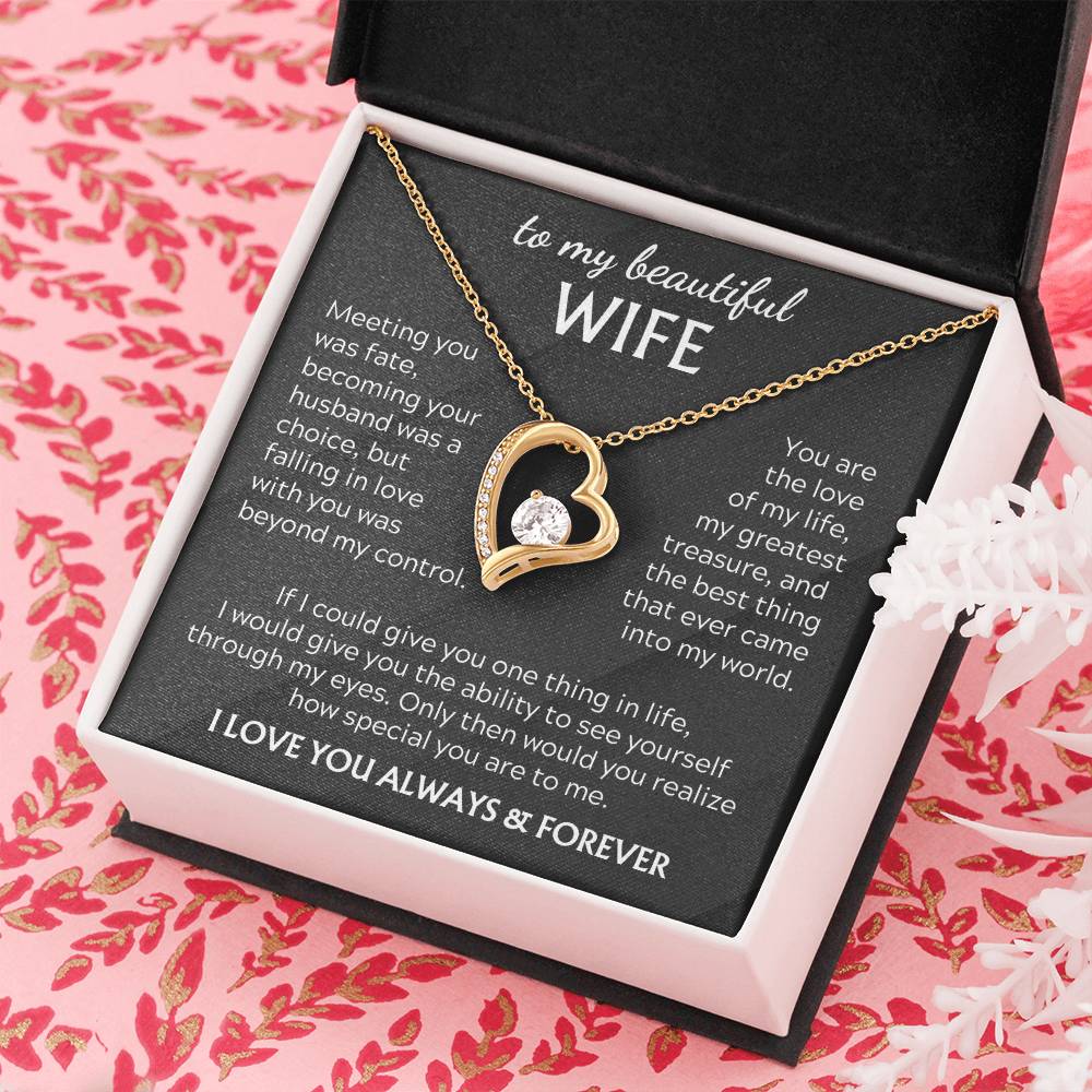 To my beautiful WIFE - My greatest treasure