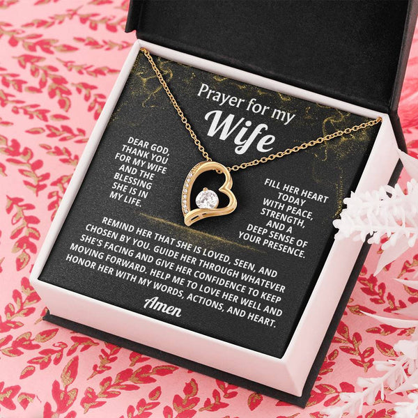 Prayer for my wife - Fill her heart today with peace