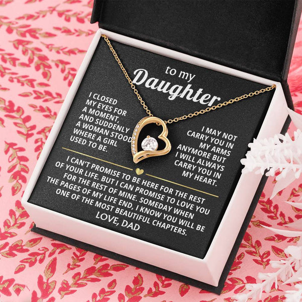 (Only a few left) To My Daughter - always carry you in my heart