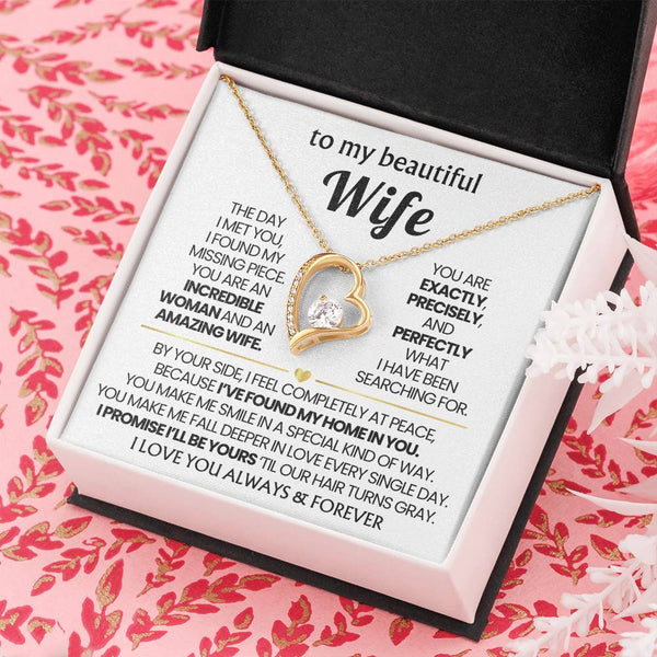 To My Beautiful Wife - I found my missing piece