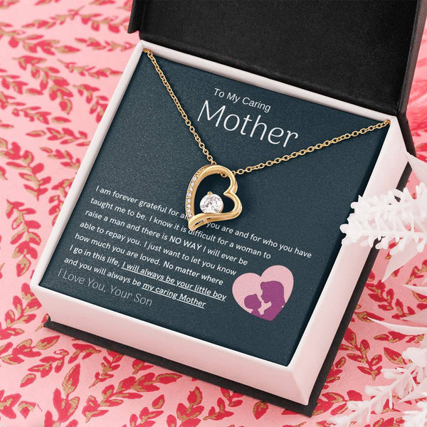 To My Loving Mother - You are my sunshine, I will always be your little boy (Only a Few Left) - Forever Love Necklace