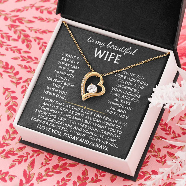 To My Beautiful Wife, Thank you for everything you do—your sacrifices ( Forever Love )