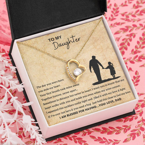 To My Daughter - Hold this necklace close to feel my love (Few left only)