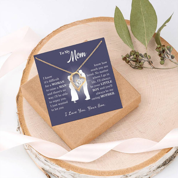 [Almost Sold Out] To My Mom - Loved Mother - Forever Love Necklace
