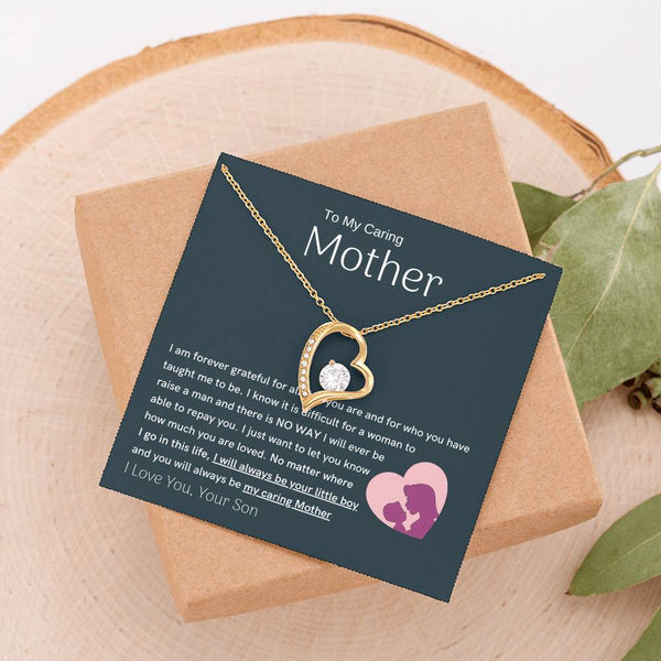 To My Loving Mother - You are my sunshine, I will always be your little boy (Only a Few Left) - Forever Love Necklace