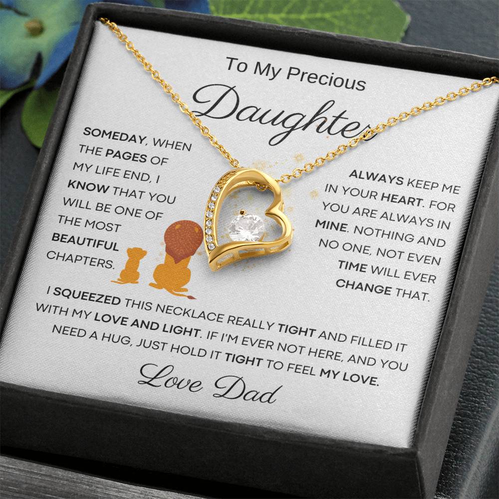 To My Precious Daughter From Dad - The Most Beautiful Chapters - Lion White