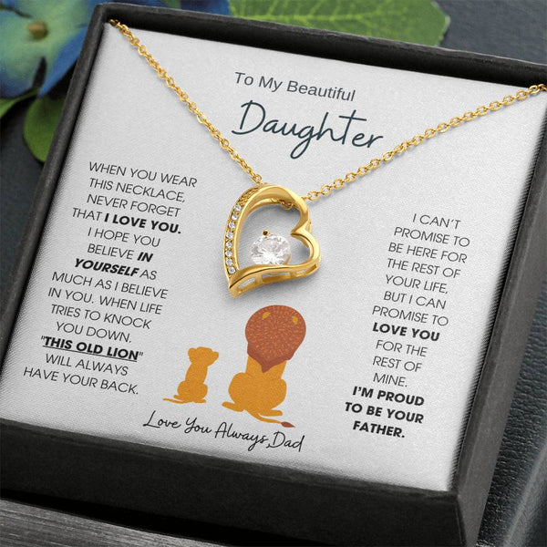 To My Beautiful Daughter, "This Old Lion" Will Always Have Your Back