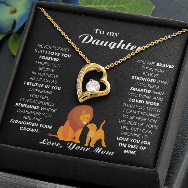 [ Few left only ] To My Daughter From Mom, Never Forget That I Love You Forever (Forever Love)