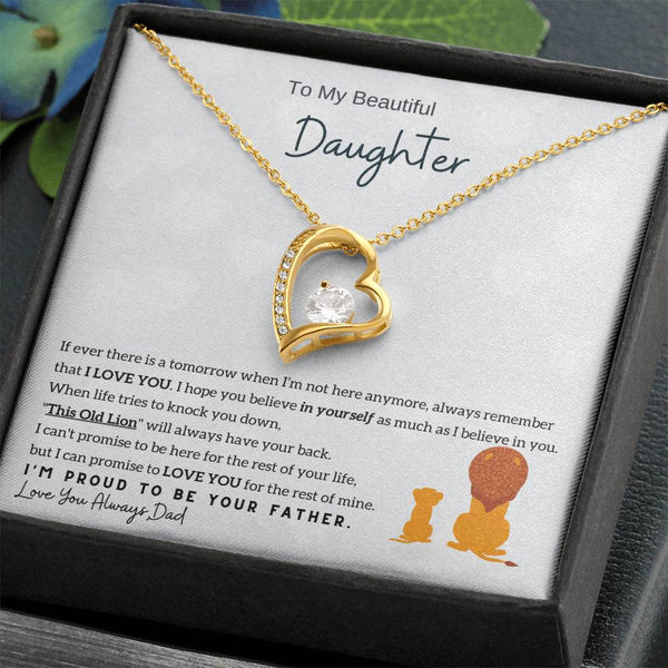 [Only a few left] To My Beautiful Daughter - Always remember that I LOVE YOU