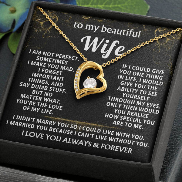 [Almost Sold Out]  TO MY BEAUTIFUL WIFE - I am not perfect