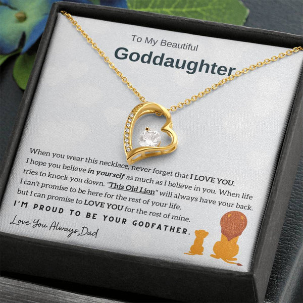 To My Goddaughter, I am proud to be your godfather