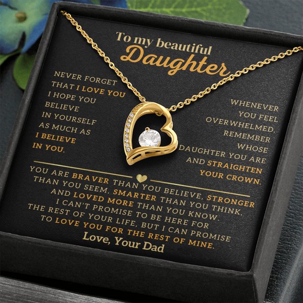 To My Beautiful Daughter, Remember To Straighten Your Crown (Almost Sold Out)
