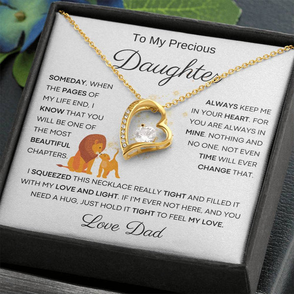 [ Few left only ] To My Precious Daughter From Dad - The Most Beautiful Chapters - Lion White