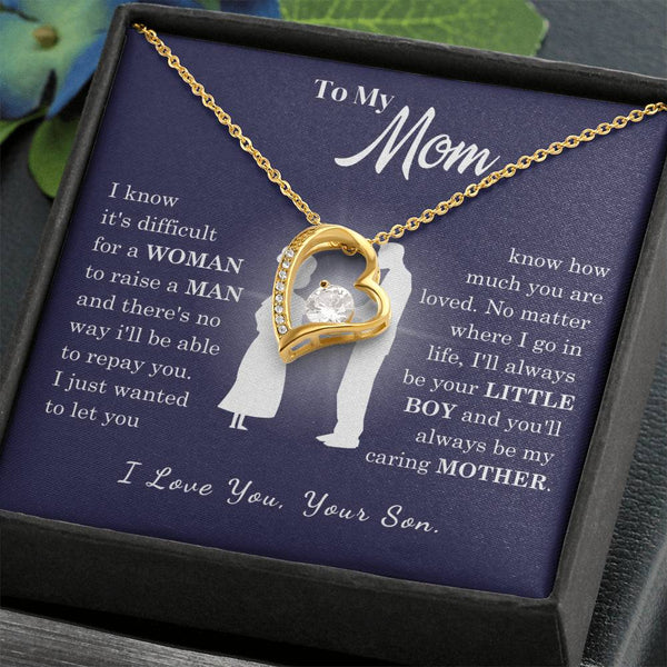 [Almost Sold Out] To My Mom - Loved Mother - Forever Love Necklace