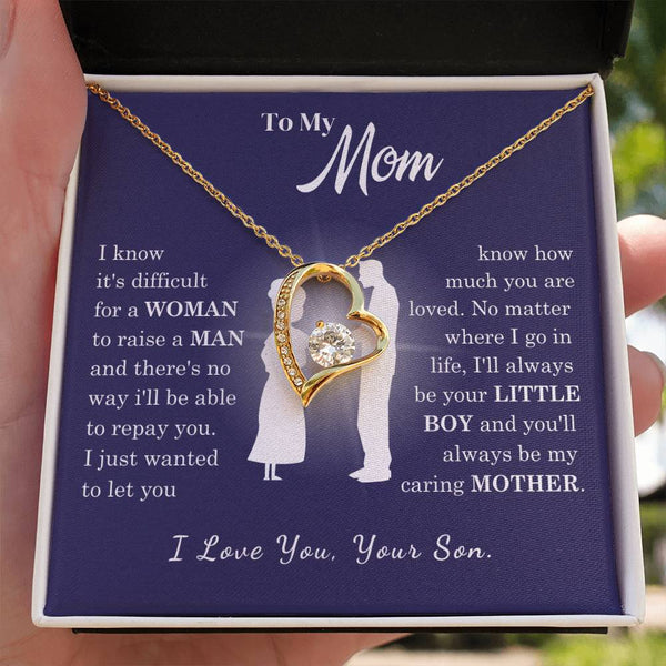 [Almost Sold Out] To My Mom - Loved Mother - Forever Love Necklace
