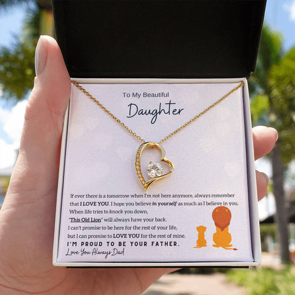 [Only a few left] To My Beautiful Daughter - Always remember that I LOVE YOU
