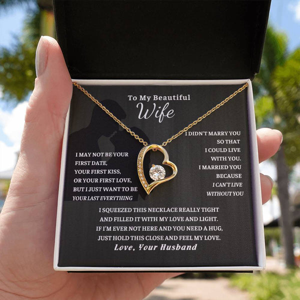 Gift For Wife, Wife Birthday Gift, Anniversary Gift For Wife, Wife Necklace , Love Card