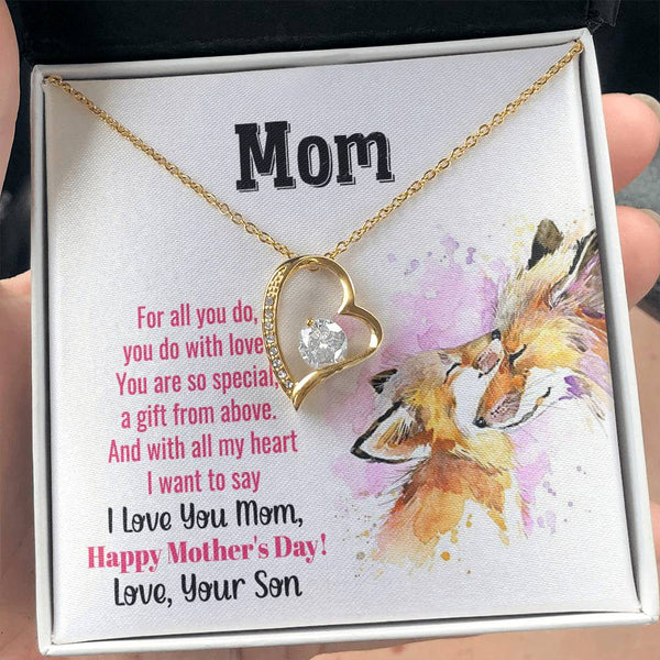 To My Mom - You Are So Special (Only a Few Left) - Forever Love Necklace