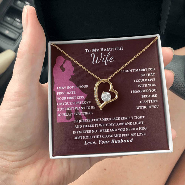 To My Wife , Gift For Soulmate , Gift For Wife, Wife Birthday Gift, Anniversary Gift For Wife, Wife Necklace