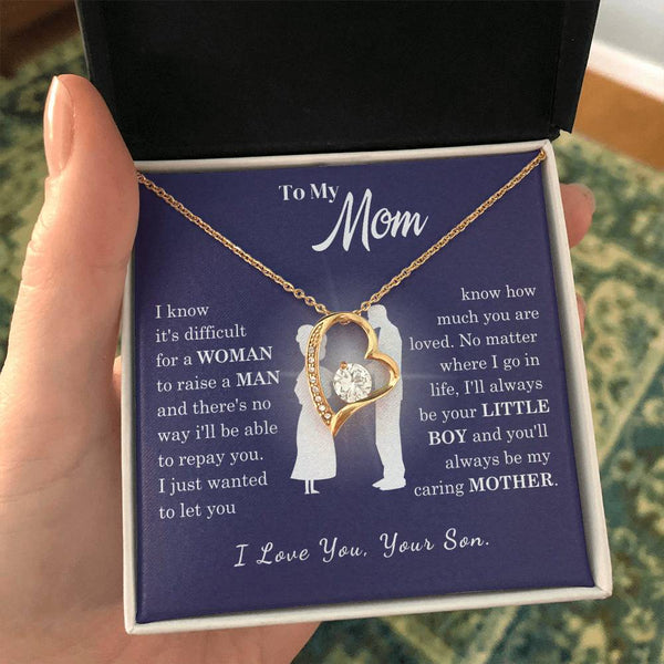 [Almost Sold Out] To My Mom - Loved Mother - Forever Love Necklace