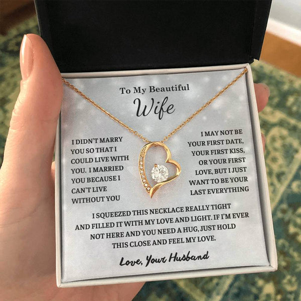 Gift For Wife, To My Wife , Meaningful gift Melt Her Heart for Wife, Anniversary Gift For Wife, Wife Necklace, Women Gift