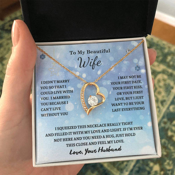 Christmas Gift For Her , To My Wife , Anniversary Gift , Gifts for women , Necklace